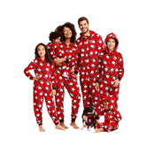 Pyjama noël famille père noël rouge